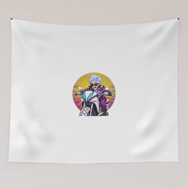 Item preview, Grandma on a Motorcycle designed and sold by BADESIGNZZ.
