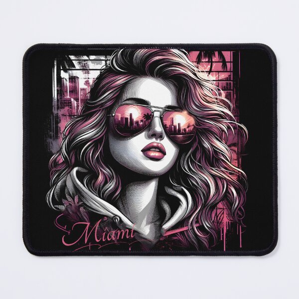 Item preview, Miami Vice girl designed and sold by BazbobMerch.