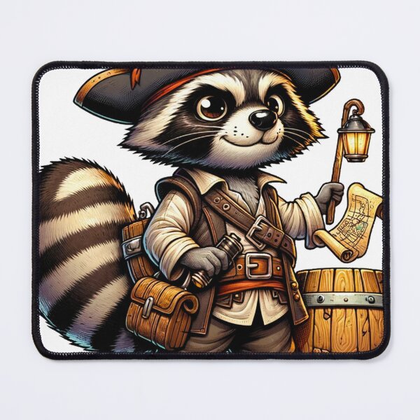 Item preview, Rogue of the Seas - The Pirate Raccoon designed and sold by dungeonwarriors.