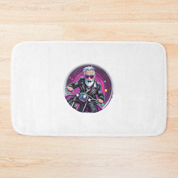 Item preview, Granddad cruising on a Motorcycle designed and sold by BADESIGNZZ.