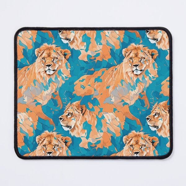 Item preview, Seamless Pattern lion oil paint designed and sold by UsDesignsArt.