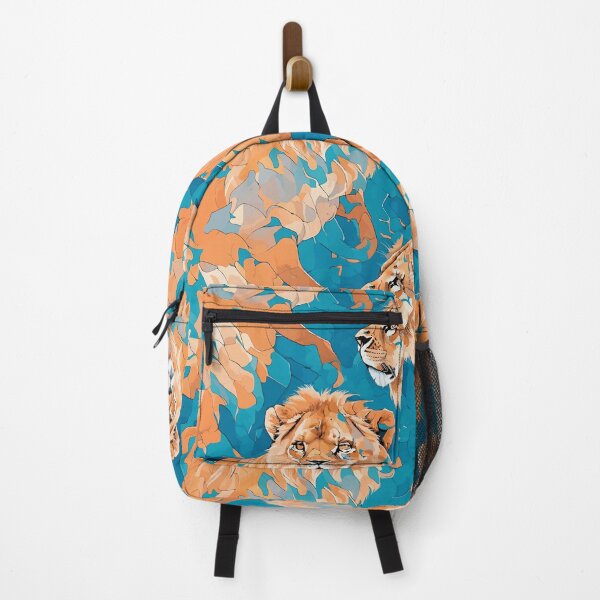 Item preview, Seamless Pattern lion oil paint designed and sold by UsDesignsArt.