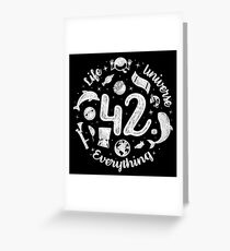 42 Greeting Card