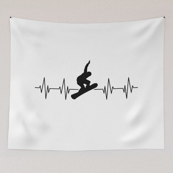 Item preview, Cool Snowboarding Heartbeat - Heartbeat Snowboarder designed and sold by YerrouDesing.