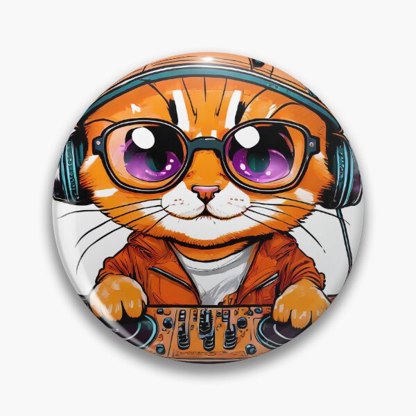 Item preview, Handsome cat plays music designed and sold by jojokrap-2023.