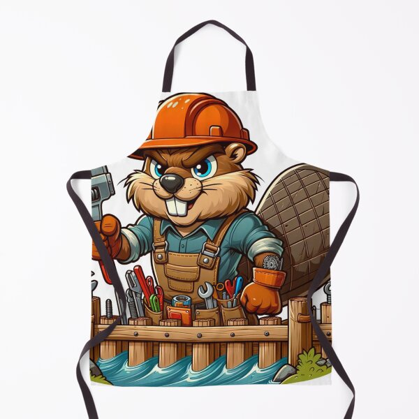 Item preview, Master Builder Beaver - Construction Pro designed and sold by dungeonwarriors.
