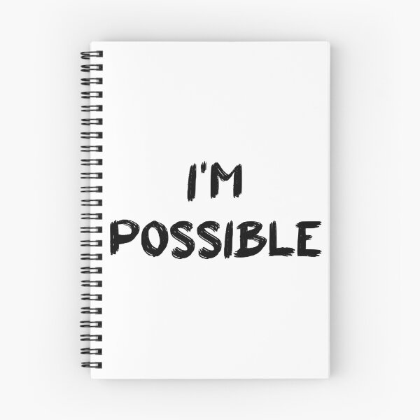 Item preview, ' I'm Possible ' Quote : Inspire and Elevate Your Spirit designed and sold by ZagoraShopMaroc.
