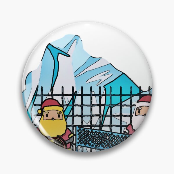 Item preview, Santa Smash: Beard Battle on the Tennis Court designed and sold by Olojo.