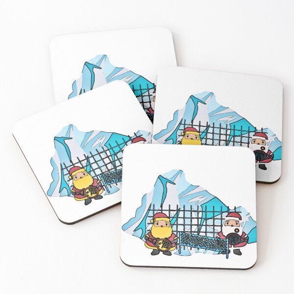 Item preview, Santa Smash: Beard Battle on the Tennis Court designed and sold by Olojo.