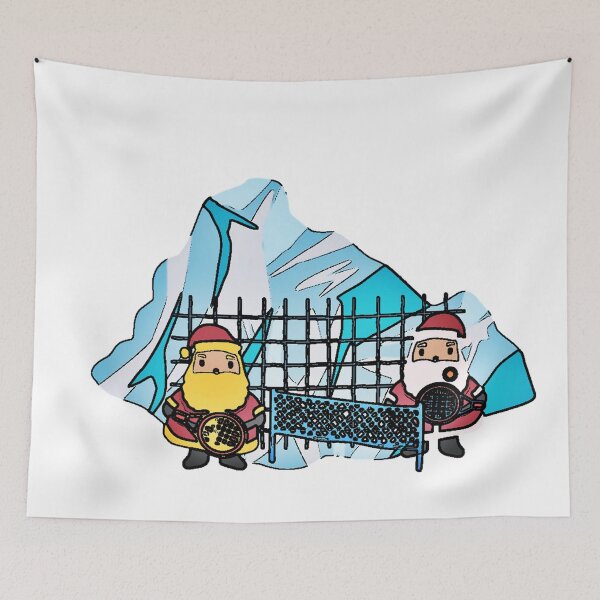 Item preview, Santa Smash: Beard Battle on the Tennis Court designed and sold by Olojo.