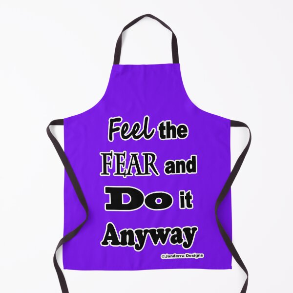 Item preview, Feel the fear and do it anyway Purple designed and sold by JanderraDesigns.