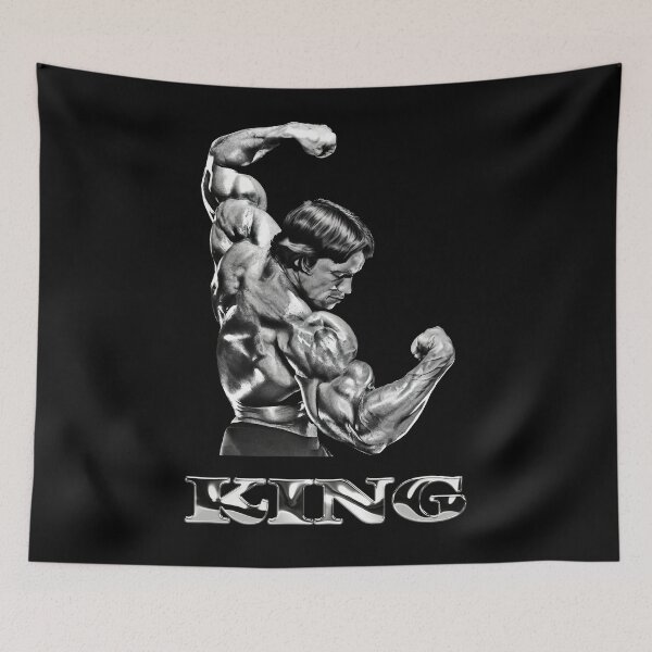 Artikelvorschau, König Arnold Schwarzenegger Fan-Kunst. entworfen und verkauft von HuzaifaNaveedh.