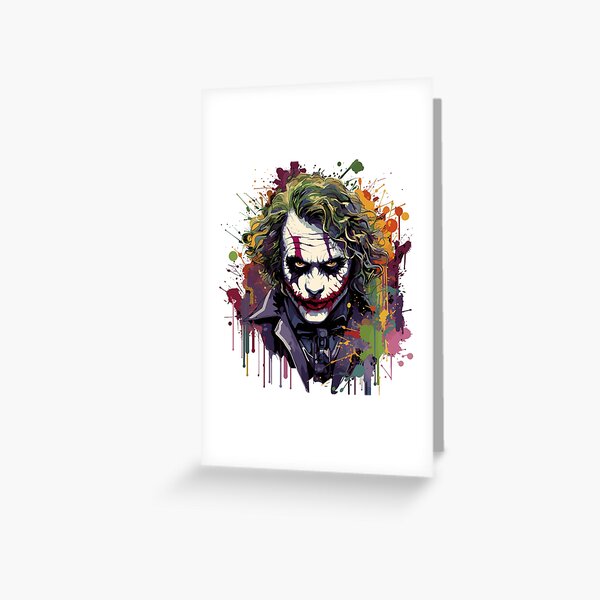 Item preview, The Iconic Heath Ledger Joker: Unleash Chaos with this Exclusive Design #5 designed and sold by ZADpro.