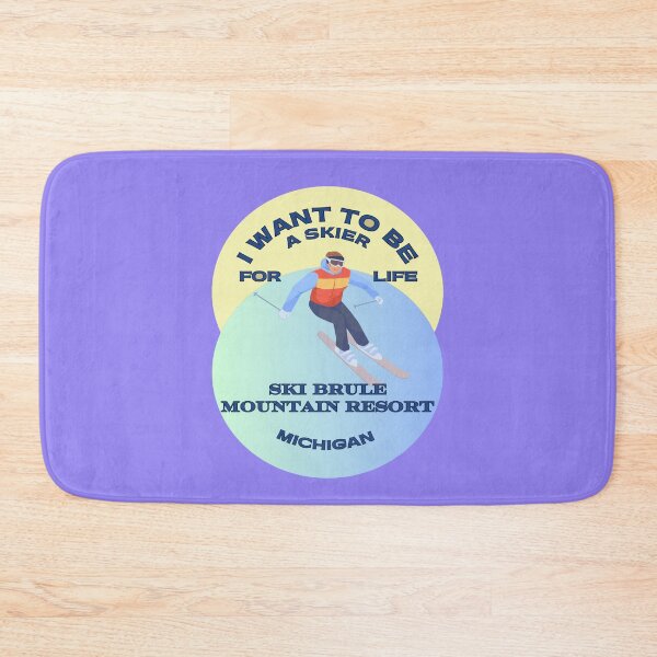 Item preview, Ski Brule Michigan.  Gift Ideas For The Ski Enthusiast. designed and sold by LindaLG.