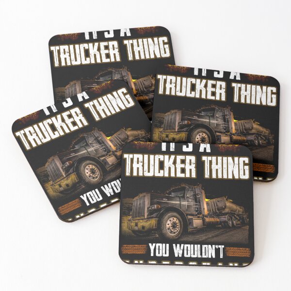 Item preview, Trucker T-shirt designed and sold by MKBgdesign.