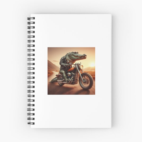 Item preview, The Rebel Alligator: An Amazing Work of Digital Art on Two Wheels" designed and sold by Mabedi.