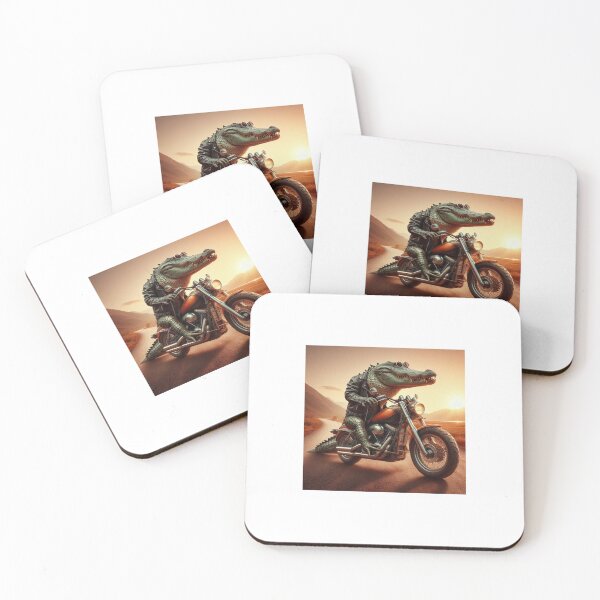 Item preview, The Rebel Alligator: An Amazing Work of Digital Art on Two Wheels" designed and sold by Mabedi.