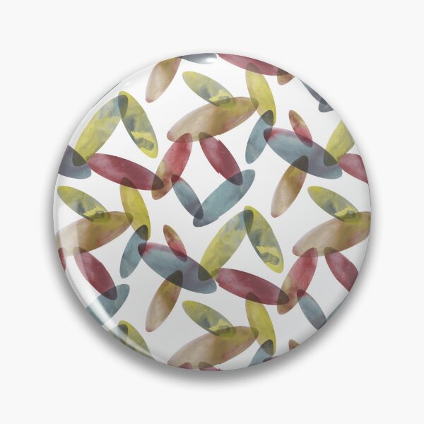 Item preview, Oval shape watercolor white designed and sold by Alessandro Remo Mazzoni Remotextiles.