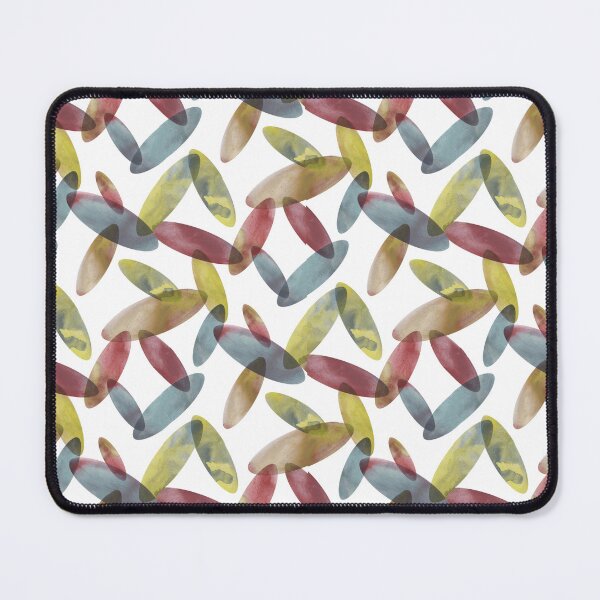 Item preview, Oval shape watercolor white designed and sold by Alessandro Remo Mazzoni Remotextiles.