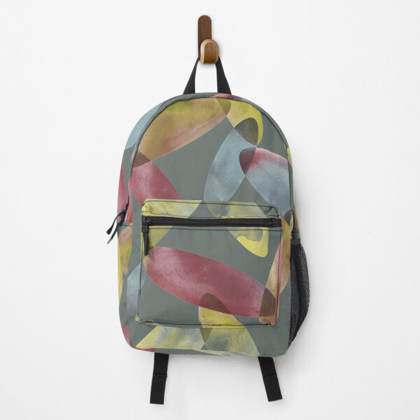 Item preview, Oval shape watercolor green gray designed and sold by Alessandro Remo Mazzoni Remotextiles.