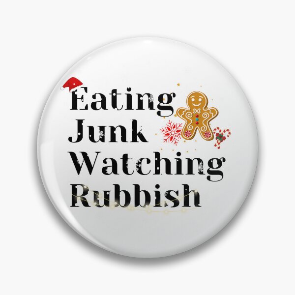Item preview, Eating Junk and Watching Rubbish designed and sold by MushroomHut.