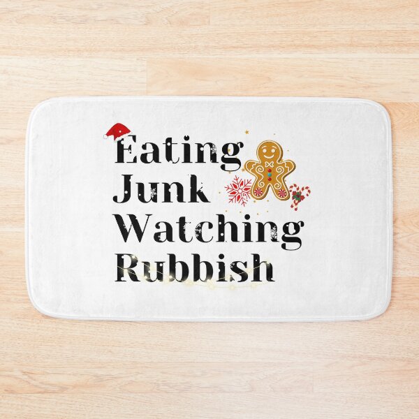 Item preview, Eating Junk and Watching Rubbish designed and sold by MushroomHut.