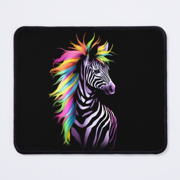 Item preview, Rainbow Mane Zebra Shirt Design by Zeesdesign on Redbubble designed and sold by ZEESDESIGN.