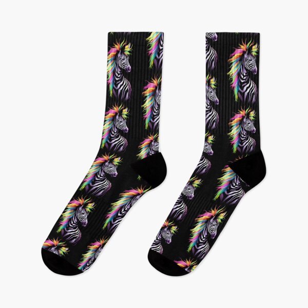 Item preview, Rainbow Mane Zebra Shirt Design by Zeesdesign on Redbubble designed and sold by ZEESDESIGN.
