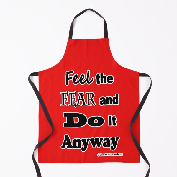 Item preview, Red Feel the fear and do it anyway designed and sold by JanderraDesigns.