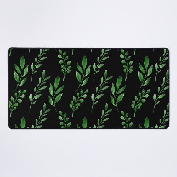 Item preview, Elegant green leaves pattern designed and sold by pinkyfish1010.