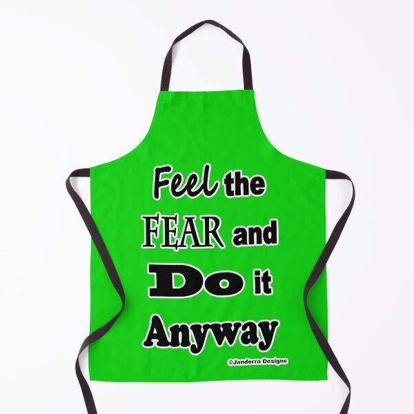 Item preview, Green Feel the fear and do it anyway designed and sold by JanderraDesigns.