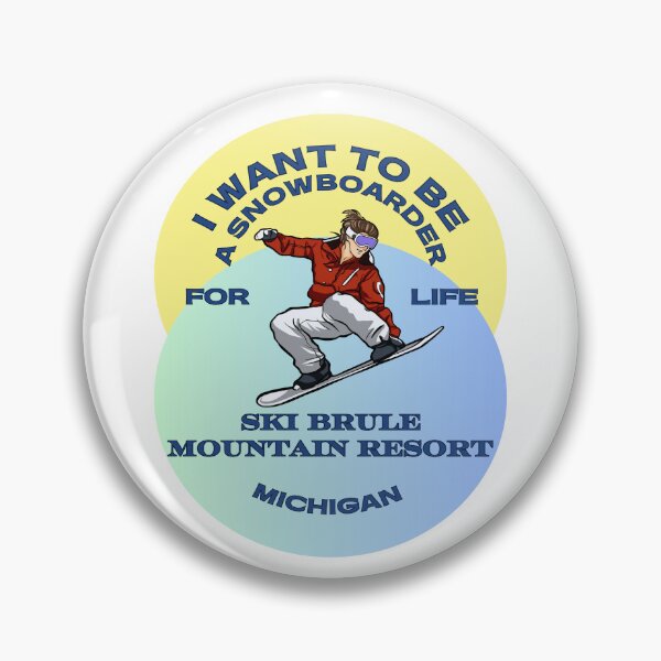 Item preview, Ski Brule Michigan. Snowboarding. Gift Ideas For The Ski Enthusiast. designed and sold by LindaLG.