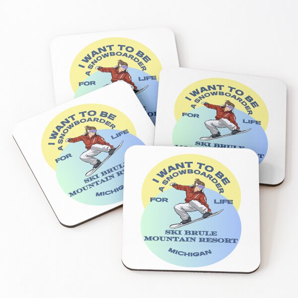 Item preview, Ski Brule Michigan. Snowboarding. Gift Ideas For The Ski Enthusiast. designed and sold by LindaLG.