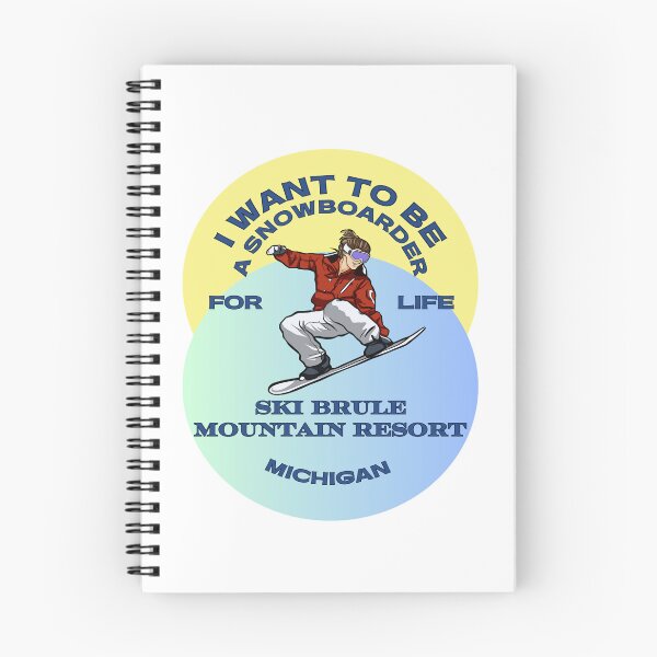 Item preview, Ski Brule Michigan. Snowboarding. Gift Ideas For The Ski Enthusiast. designed and sold by LindaLG.