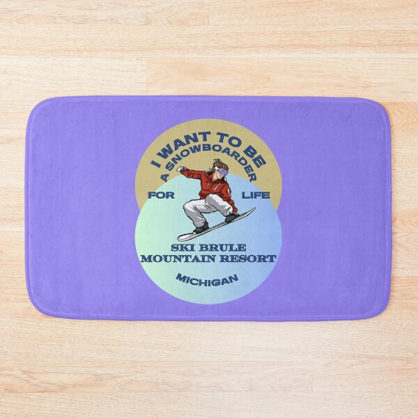 Item preview, Ski Brule Michigan. Snowboarding. Gift Ideas For The Ski Enthusiast. designed and sold by LindaLG.