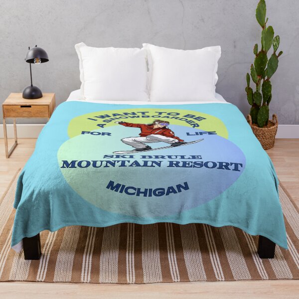 Item preview, Ski Brule Michigan. Snowboarding. Gift Ideas For The Ski Enthusiast. designed and sold by LindaLG.