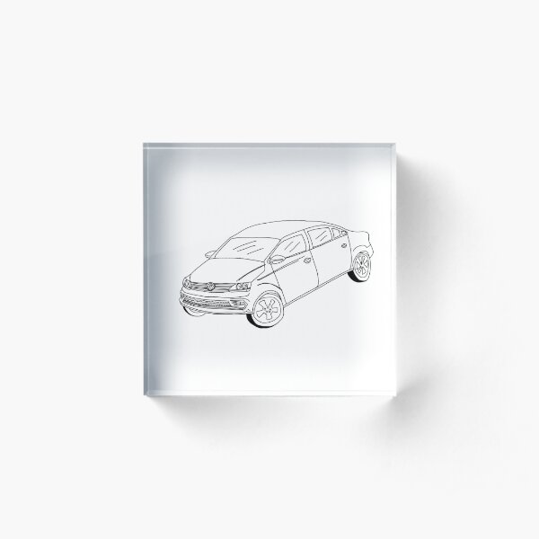 My Friends' Cars - VW Jetta Acrylic Block