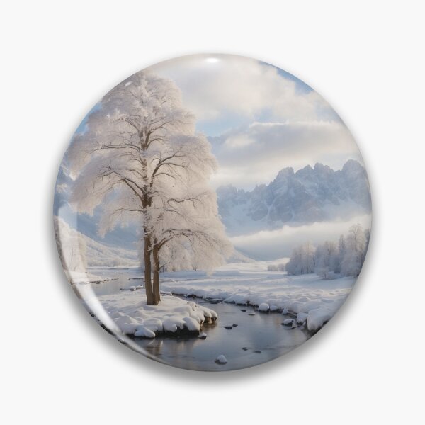 Item preview, Serene Snow-Covered Landscape designed and sold by PalettePetal.