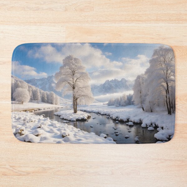Item preview, Serene Snow-Covered Landscape designed and sold by PalettePetal.