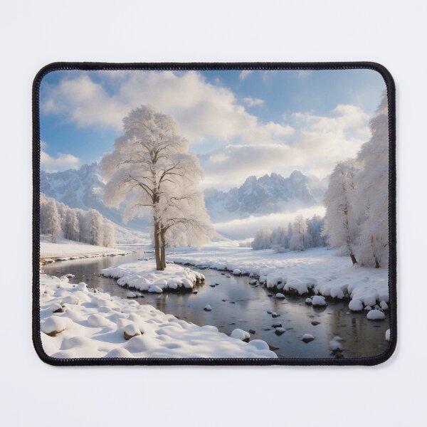 Item preview, Serene Snow-Covered Landscape designed and sold by PalettePetal.
