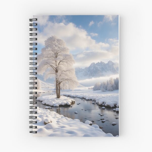 Item preview, Serene Snow-Covered Landscape designed and sold by PalettePetal.