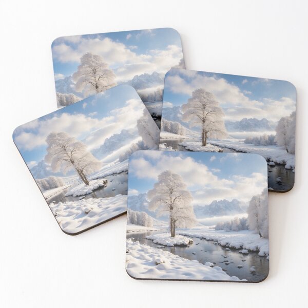 Item preview, Serene Snow-Covered Landscape designed and sold by PalettePetal.