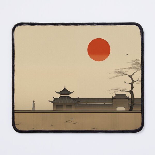 Item preview, Sunset over temple designed and sold by PricklyPeanut.