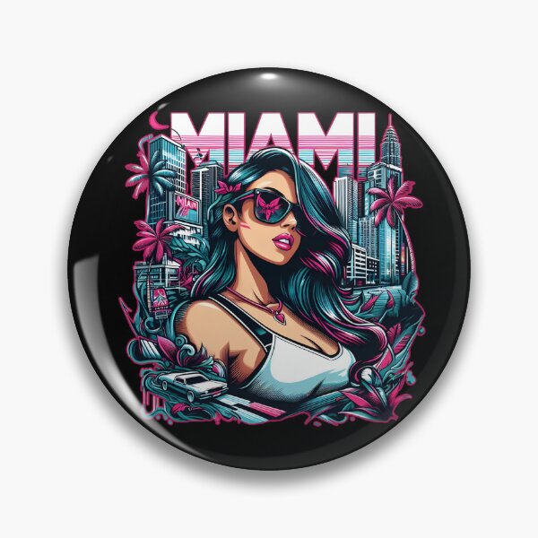Item preview, Miami Vice girl  designed and sold by BazbobMerch.