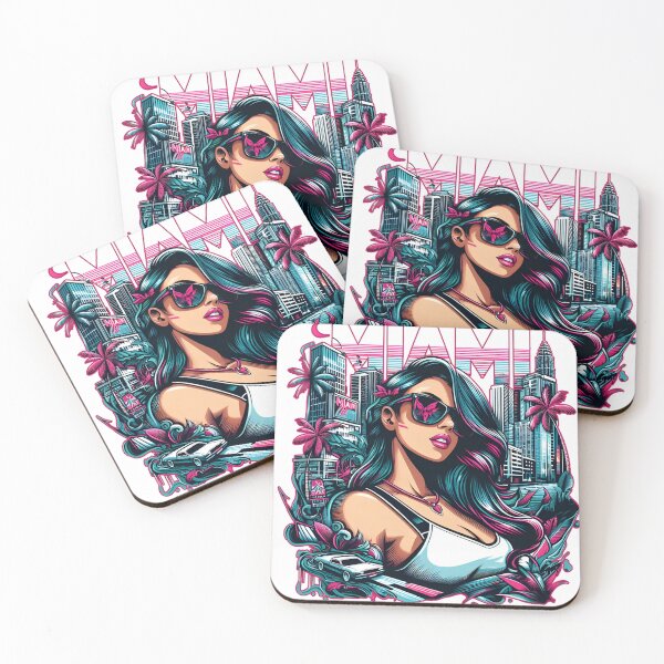 Item preview, Miami Vice girl  designed and sold by BazbobMerch.