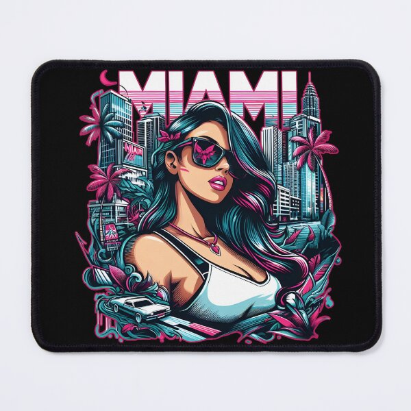 Item preview, Miami Vice girl designed and sold by BazbobMerch.