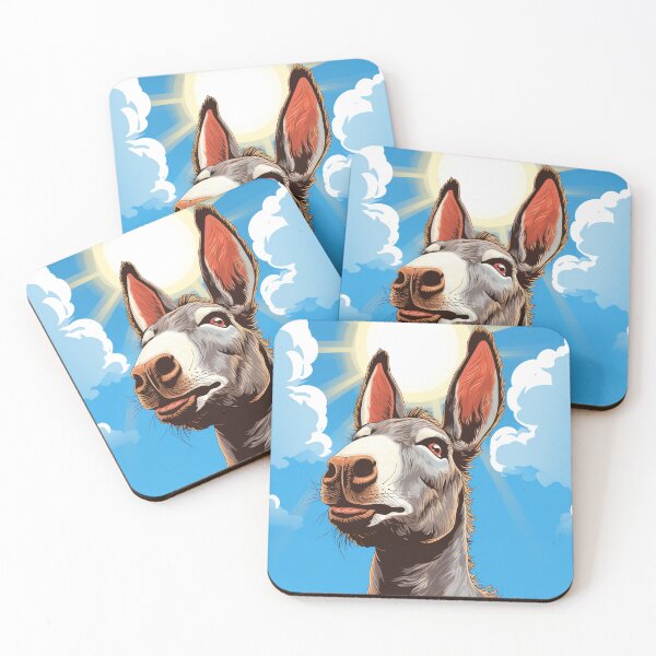 Item preview, Sunny Donkey Days, Cheeky Charm Under the Hot Sun and Blue Skies designed and sold by WILDEVIOLET.