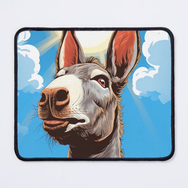 Item preview, Sunny Donkey Days, Cheeky Charm Under the Hot Sun and Blue Skies designed and sold by WILDEVIOLET.