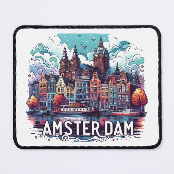 Item preview, Amsterdam Nethrlands Watercolor designed and sold by PaintMeWorld.