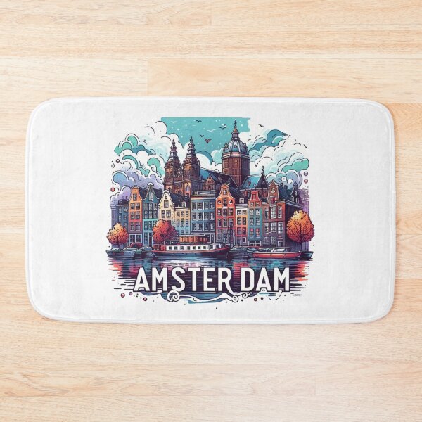 Item preview, Amsterdam Nethrlands Watercolor designed and sold by PaintMeWorld.